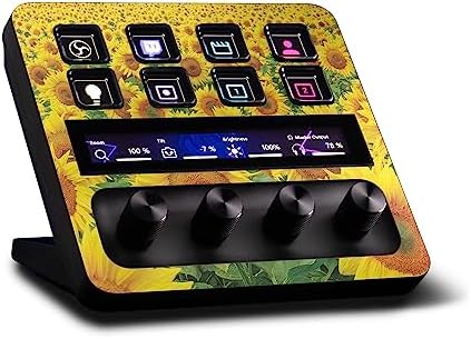 MightySkins Skin Compatible with Elgato Stream Deck + - Sunflower Field | Protective, Durable, and Unique Vinyl Decal wrap Cover | Easy to Apply, Remove, and Change Styles | Made in The USA by MIGHTY+SKINS