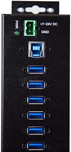 StarTech 10-Port Industrial USB 3.0 Hub 5Gbps, 65W PA, TAA (HB30A10AME) - Image 3