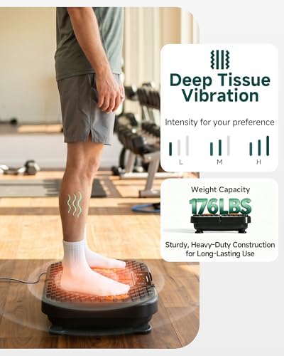 Snailax Vibration Foot Massager with Heat, Remote Control for Tired Feet - Image 2