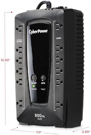 CyberPower AVRG900U AVR UPS Battery Backup and Surge Protector - Image 4