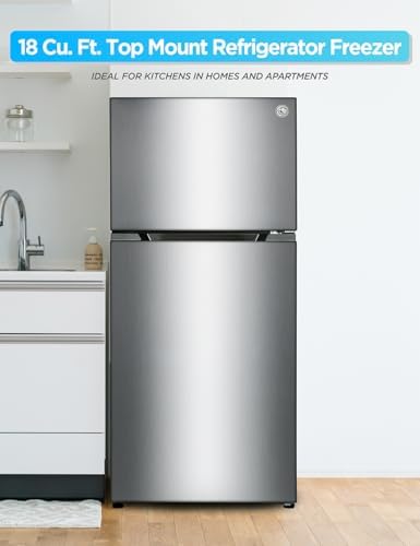 Commercial Cool 18 Cu. Ft. Top Mount Refrigerator, Ice Maker, CCR1800GIMS - Image 2