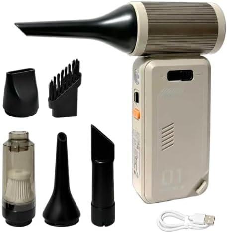 Compressed Air Duster Rechargeable Cordless with Stepless Speed by Unknown
