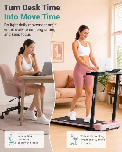 Walking Pad with Vibration Plates, 3 in 1 Walking Vibration Pad, Walking Pad with Incline, Under Desk Walking Pad with Remote Control and LED Display for Home Small Space - Image 5