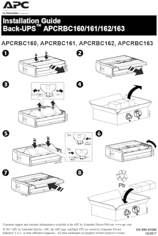 APC Genuine UPS Replacement Battery APCRBC161 for Models BR1350MS. BN1500M2 - Image 2