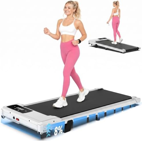 ANCHEER Under Desk Walking Pad Treadmill for Home Office with Incline by YourHealthyLifestyle