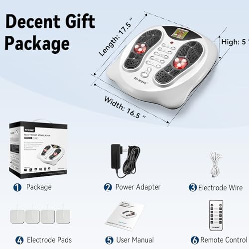 FIT KING Neuropathy Pain Relief for Feet Massager, EMS TENS Foot Stimulator - Image 6
