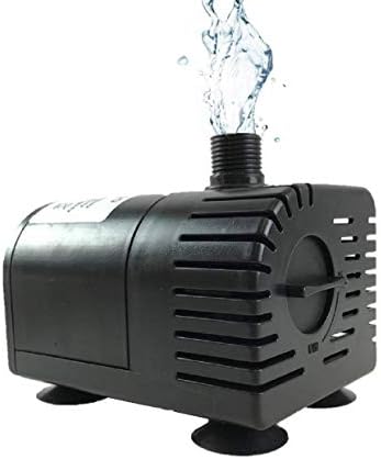 12V-24V DC Dry-run Protection Brushless Submersible Water Pump, 410GPH, for Solar Fountain, Fish Pond, and Aquarium… by AEO