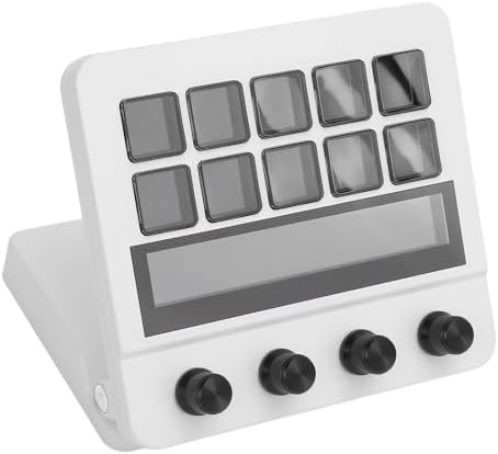 Masyrt Stream Controller with 10 Keys Dashboard Customizable LCD Buttons Studio Control Deck Keypad for PC Streaming - Image 4