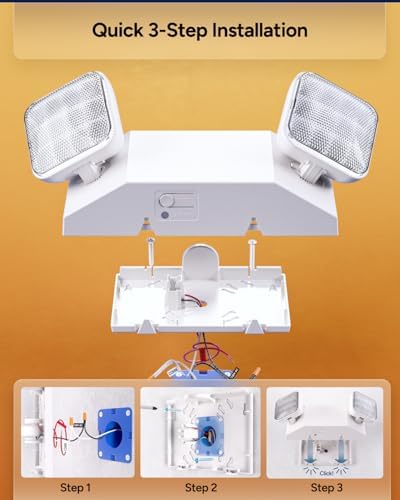 Sunco 6 Pack LED Emergency Lights for Outages, 90 Minute Backup Battery - Image 6