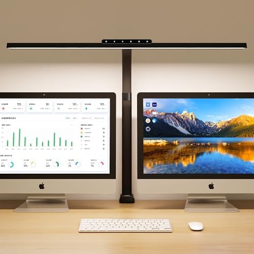 24W LED Desk Lamp with Clamp, 2100LM Ultra Bright Architect Desk Light by SEOUFRDZ