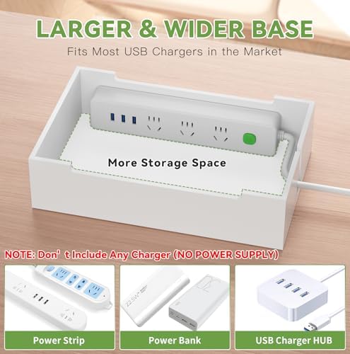 Pezin & Hulin Charging Station, Natural+White (No USB Charger and Cables) - Image 4