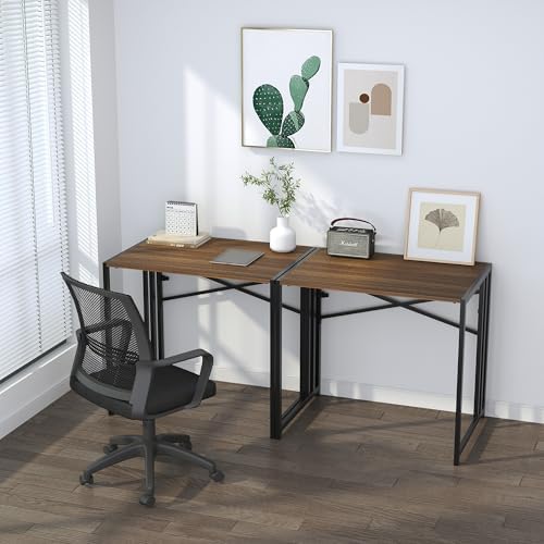 Lutown-Teen Folding Computer Desk 32 inch, Espresso - Image 6