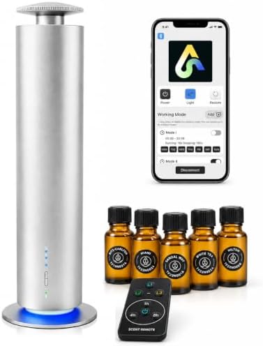 JEKAL Waterless Essential Oil Diffuser, Smart Cordless Scent Machine by JEKAL