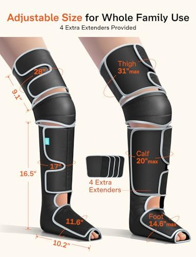 ALLJOY Leg Massager for Circulation and Pain Relief FSA,Gifts for Men Women - Image 4