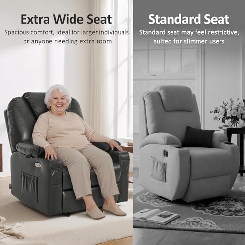 MCombo Power Lift Recliner Chair for Elderly, Heat and Massage R7045 - Image 4