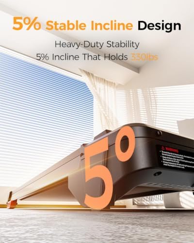 Walking Pad Treadmill, BestGod Incline Under Desk Treadmill 330lbs Capacity, 2.5HP Portable Treadmills for Home, Compact Treadmills Mini Running Machine with Remote Control - Image 2