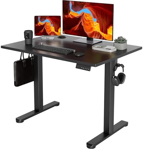 YDN 40 x 24 Inch Black Electric Standing Desk by YDN
