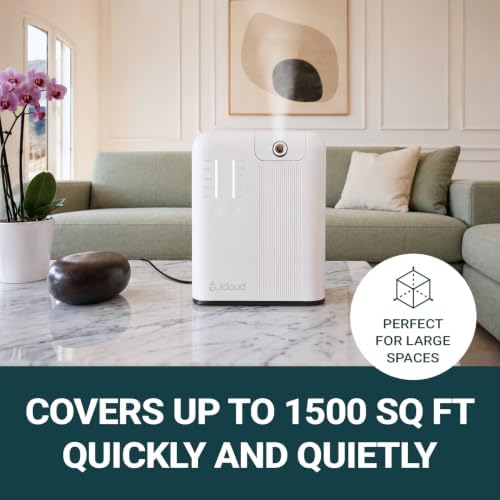JCLOUD Waterless Essential Oil Diffuser 300 mL, Up to 1500 Ft², White - Image 4