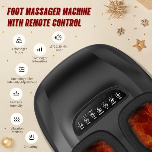 Shiatsu Foot Massager Machine with Heat and Deep Kneading - Image 3