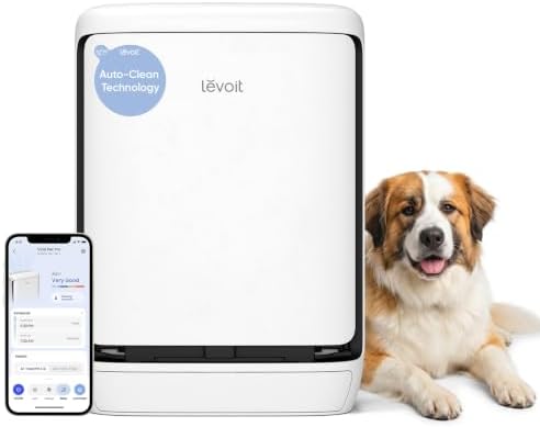 LEVOIT Smart Pet Air Purifier for Home Pets Large Room, Vital Pet Pro,White by Levoit