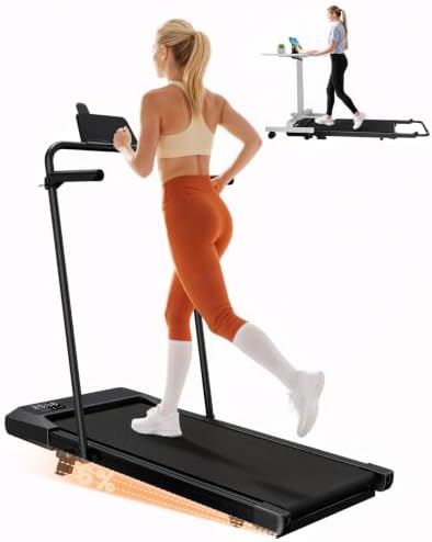 Superun Walking Pad with 6% Incline, 2.5HP Under Desk Treadmill, 300lbs by SUPERUN