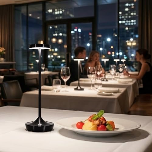 2 Pack Cordless Table Lamps, Rechargeable 6000mAh, 72H Runtime, Waterproof - Image 2