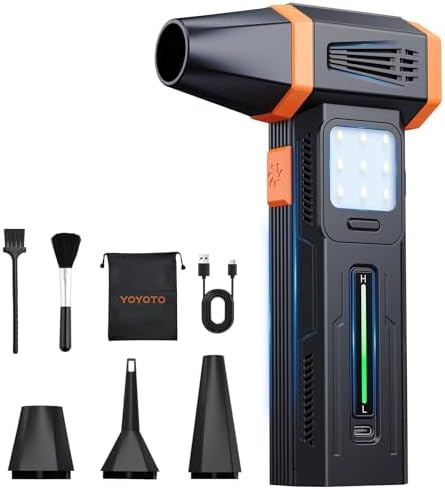 Compressed Air Duster Powerful 40MM Brushless Motor Electric Air Duster by Unknown