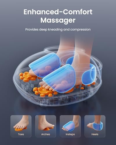 RENPHO Shiatsu Foot Massager with Heat & Remote, At-Home Foot Relaxation - Image 2
