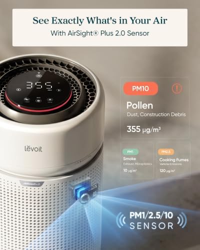 LEVOIT HEPA Air Purifier for Home Bedroom, Allergen Defense, Eleva 300X - Image 3