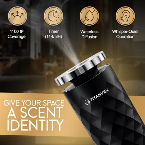 Cordless Hotel Scent Diffuser, Waterless Cold Air Oil Diffuser - Image 2