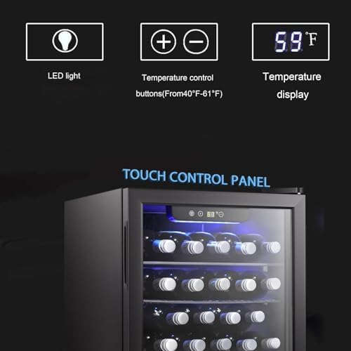 Antarctic Star Wine Cooler Beverage Refrigerator Mini Fridge 2.4 cu.ft - Image 3