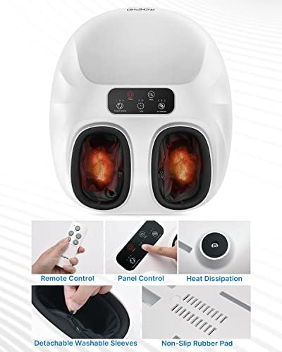 RENPHO Shiatsu Foot Massager with Heat for Plantar Fasciitis FSA Eligible - Image 4