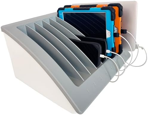 8-Device Laptop & Tablet Charging Station with Surge Protection by Factory-DirectAmericaStyle