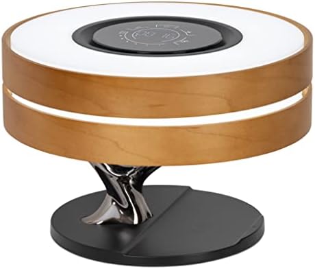 Dawn Lamp Modern Desk Lamp Multifunctional with Adjustable Light Settings, TWS Bluetooth Speaker, Wireless Charger, Touch Controls, for Home Office, Dorm Decor, Bedroom by ZenLumen