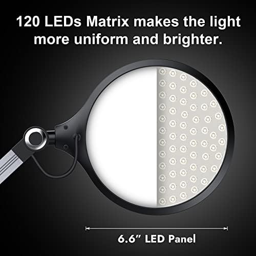Desk Lamp,Led Architect Desk Lamp,Desk Lamps for Home Office,Table lamp with Wireless Charger & Adjustable Swing Arm,Touch Control, 3 Lighting Mode,5 Brightness,Eye-Caring Office Lamp - Image 3