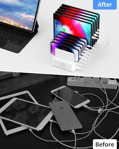 20-Port 270W Charging Station for Multiple Devices, USB Charger Station - Image 6