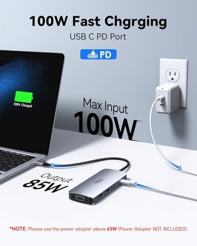 USB C Docking Station Dual DisplayPort Monitor USB C Hub DisplayPort - Image 5
