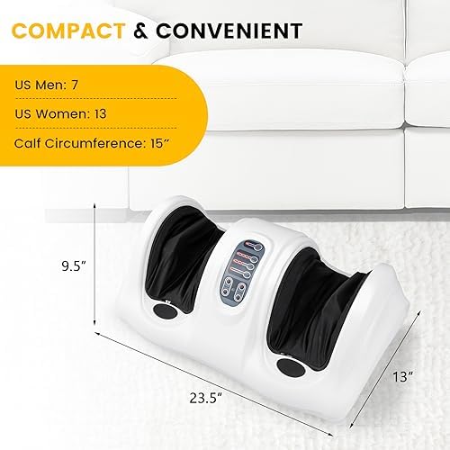 COSTWAY Foot Massager, Electric Shiatsu Foot Massage Machine - Image 7