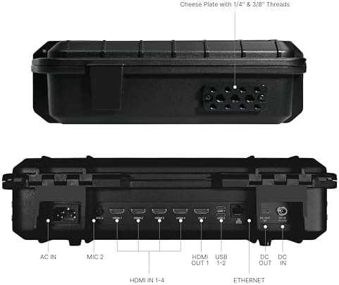 Osee GoStream Deck All in One Pro Live Streaming Multi Camera Video Mixer Switcher Recorder Player Kit 4 HDMI in USB-C I/O with 14 Inch Monitor Built-in DC-to-Type C Cable - Image 3