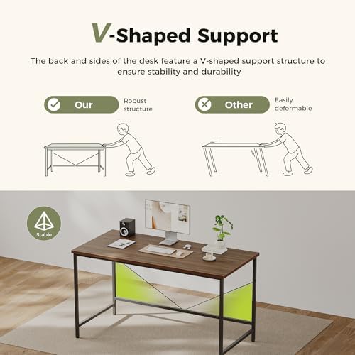 Mericonia 32x16 Inch Computer Desk, 0.6" Thick Small Office Table - Image 3