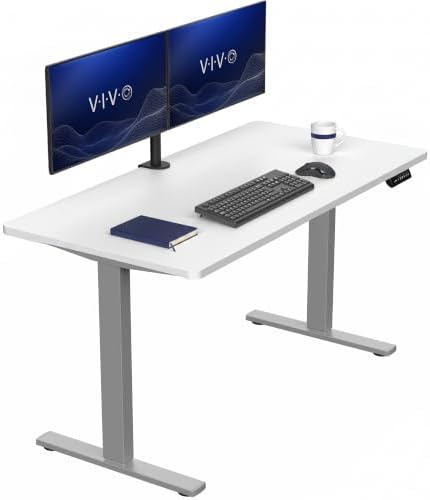 VIVO White 55 x 28 in Standing Desk, DESK-KIT-1G55W by VIVO