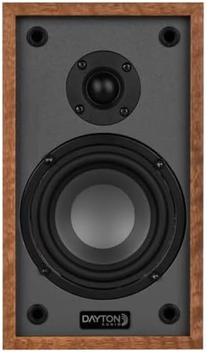 Dayton Audio Classic B40 Bookshelf Speaker Pair 60W Max 6 Ohm 4 Inch Woofer 1 Inch Silk Dome Tweeter Passive 2-Way Hi-Fi Speakers for Music TV PC and Home Theater Wood - Image 3