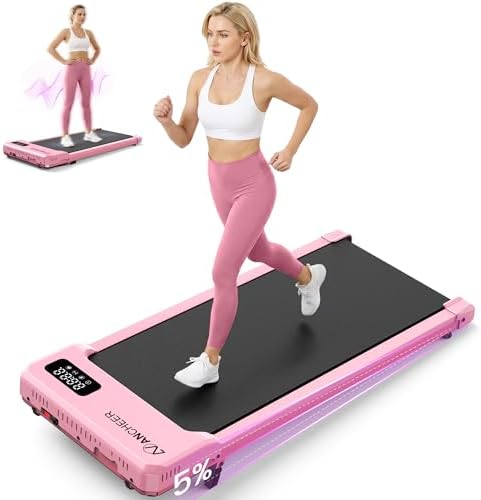 ANCHEER Walking Pad with Vibration Plate: Under Desk Treadmill with Incline by YourHealthyLifestyle