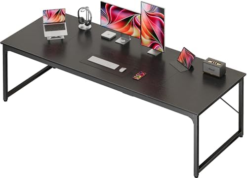PRAISUN 78.7 X 29.5 Inch Computer Desk with Deeper Desktop by PRAISUN