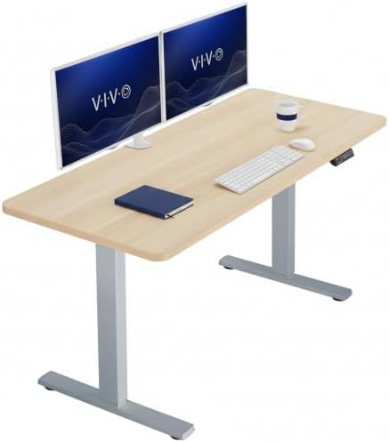 VIVO Light Wood 60 x 24 in Standing Desk, DESK-KIT-1G6C by VIVO