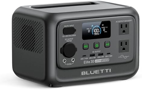 BLUETTI Elite 30 V2 Portable Power Station 288Wh 600W LFP Solar Generator by Unknown
