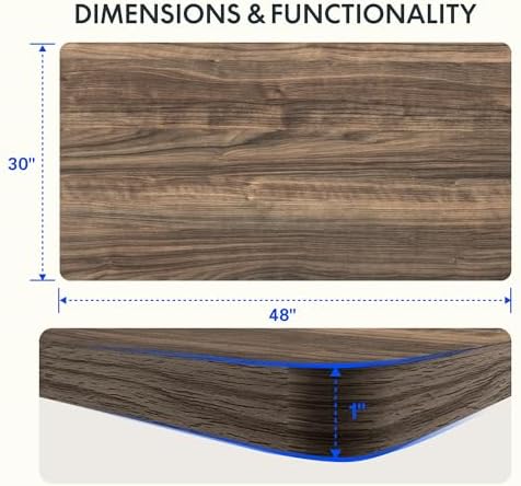FLEXISPOT EN2 48"x30" Standing Desk with Power Strip Bundle - Image 3