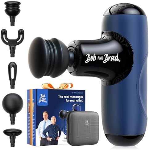 BOB AND BRAD Q2 Mini Massage Gun, Pocket-Sized, Small, Travel Essential by BOBANDBRAD