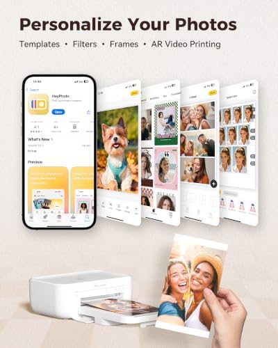 HPRT 4X6 Photo Printer for iPhone & Android, with 108 Sheets & 2 Ink Ribbon - Image 6
