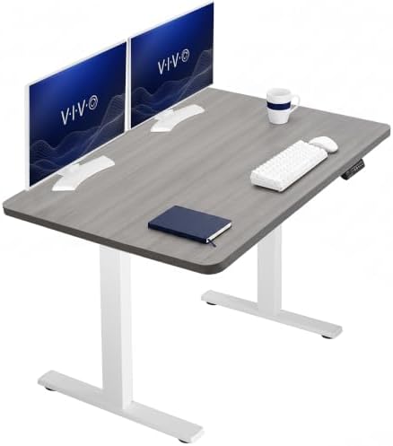 VIVO Dark Gray 48 x 30 in Standing Desk, DESK-KIT-1W5G by VIVO